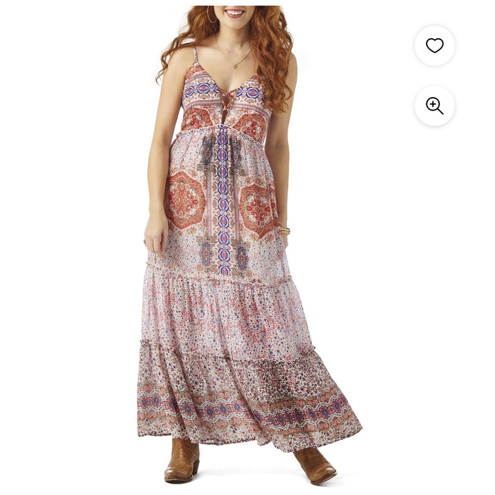 NWT WRANGLER RETRO GORGEOUS LONG SUMMER DRESS